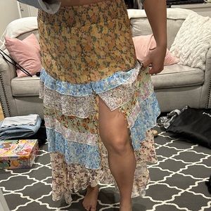 Floral Maxi Skirt